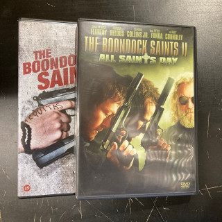 Boondock Saints 1-2 2DVD (VG+-M-/VG+-M-) -toiminta-